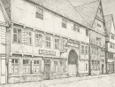 Lippstadt. - Gesamtansicht. - "Gastwirtschaft "Zur alten Börse“, erbaut 1676".